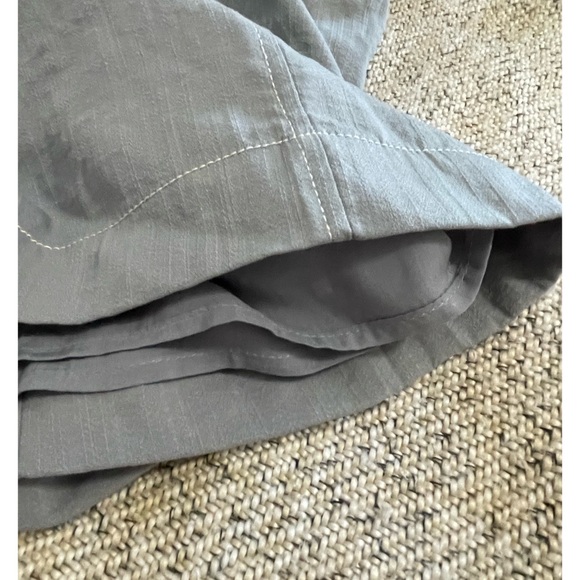 Anthropologie Moon River Cinched Cargo Shorts Slate Grey NWT SZ XL - Picture 6 of 12